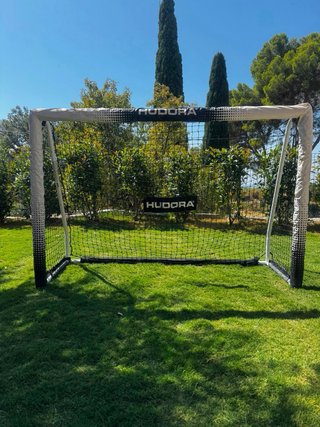 Portería fútbol Hudora 180x120cm