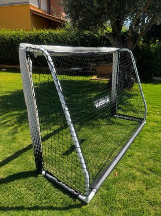 Portería fútbol Hudora 180x120cm