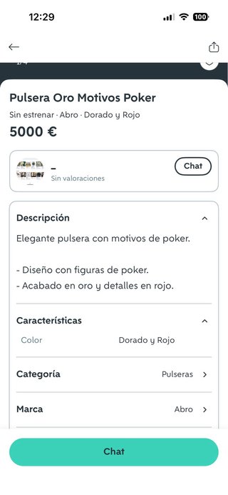 Elegante pulsera con motivos de poker. - Diseño co