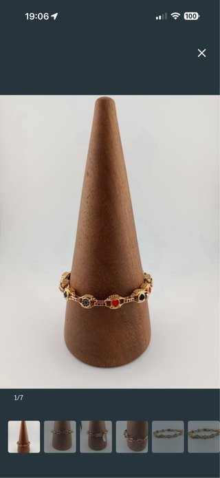 Elegante pulsera con motivos de poker. - Diseño co