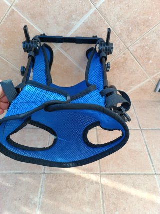 Silla de ruedas para perros y gatos (azul)