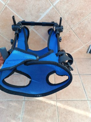 Silla de ruedas para perros y gatos (azul)