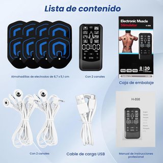 Electroestimulador Muscular EMS H-898