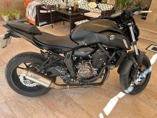 Yamaha MT-07 Negra/Gris