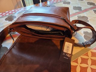 Bolso bandolera piel El Potro