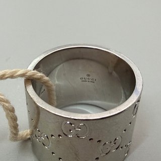 Anillo Gucci Icon XL Oro blanco