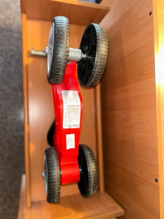 Moto Bici Infantil Roja Correpasillos