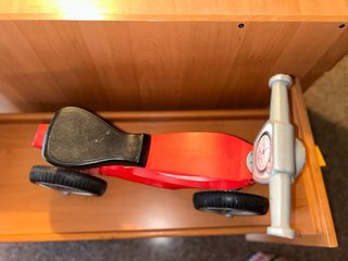 Moto Bici Infantil Roja Correpasillos