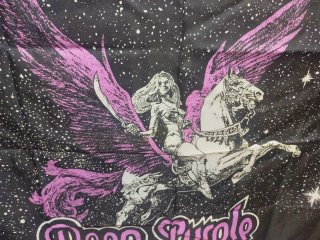 Bandera Deep Purple Espacio Estrellado