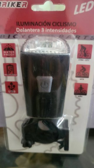 Luz LED Briker para Ciclismo USB