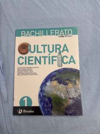 Cultura científica, Bachillerato 1