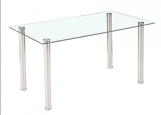 Mesa Comedor Cristal 140x80cm
