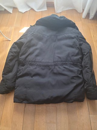 Parka Geographical Norway Negra y Amarilla