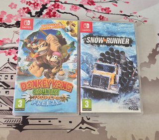 Donkey Kong Country y Snow Runner para switch