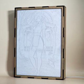 Lámpara LED Anime 2B White Edition