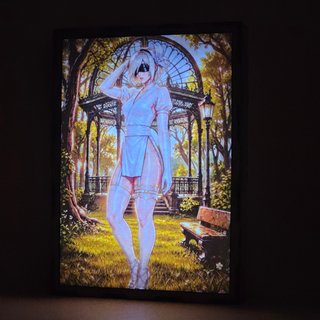 Lámpara LED Anime 2B White Edition