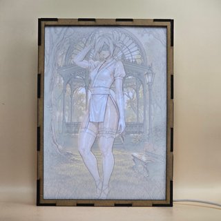 Lámpara LED Anime 2B White Edition