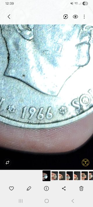 Moneda 100 Pesetas Plata Franco 1966