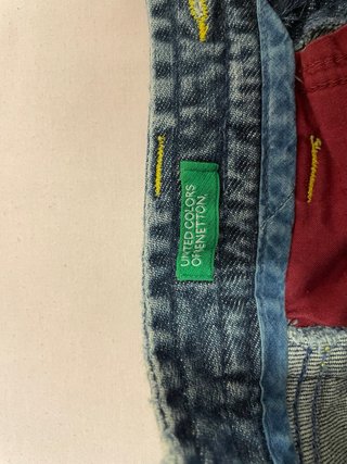 Minigonna jeans blu