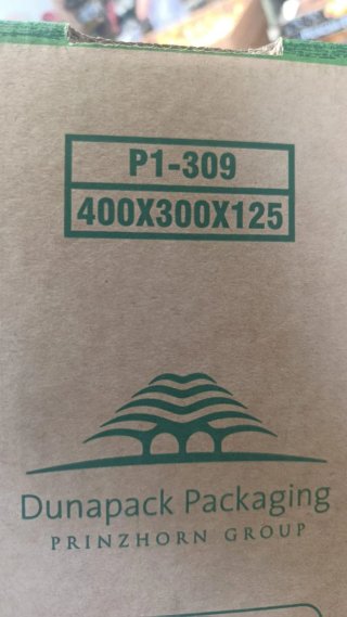Caja de cartón Dunapack 400x300x125