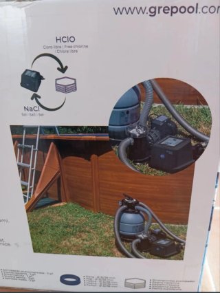 Clorador Salino Gre Dream Salt Piscina elevada
