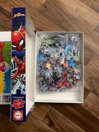 Puzzles Pokémon y Spiderman 100/150 piezas