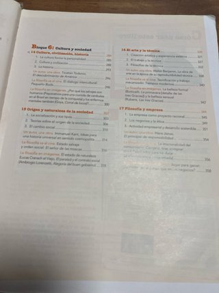 Filosofía, Bachillerato 1