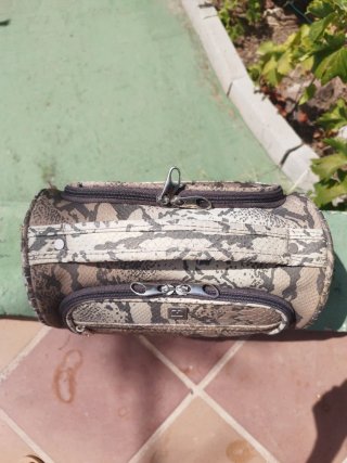 Maletín Gabol estampado piel serpiente