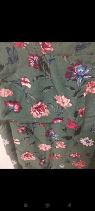 Falda Springfield floral verde T.36