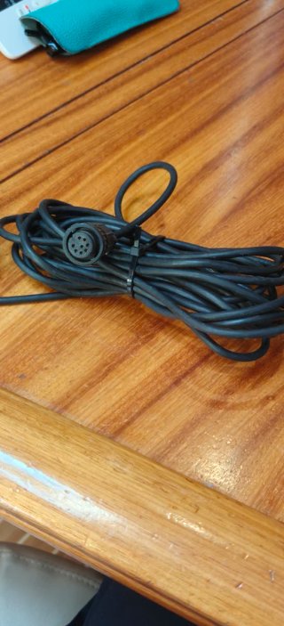 Mando con cable para piloto automático de barco