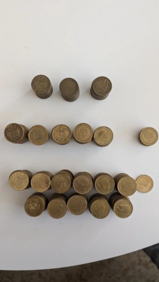 288 Monedas 1 Peseta