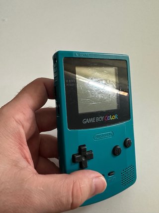 Nintendo Game Boy Color Azul turquesa.