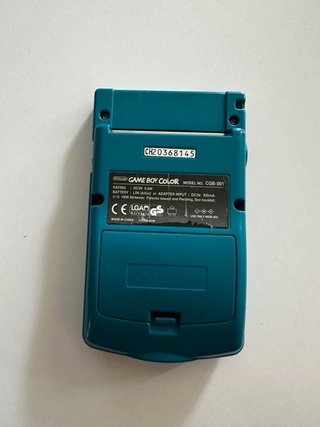 Nintendo Game Boy Color Azul turquesa.