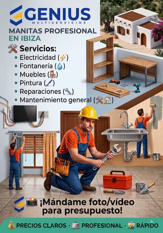 Manitas, Instalaciones y Reparaciones en Ibiza
