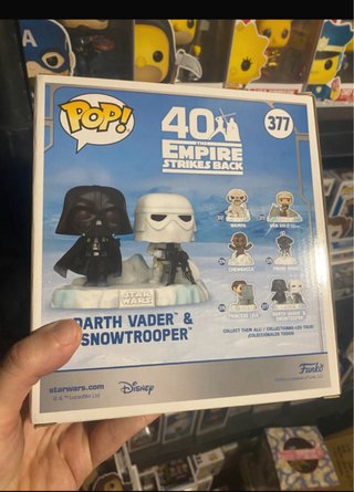 Star Wars Funko POP Darth Vader & Snowtrooper 377