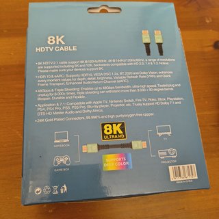 Cavo HDMI 2.1 Premium 8K Ultra HD 2m