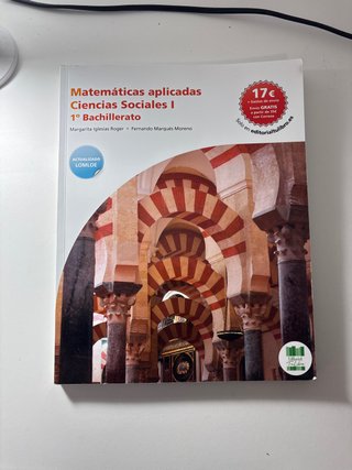 libro matematicas aplicadas a ciencias sociales