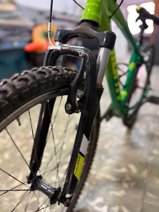 Bicicleta Monty KX9 26 Verde/Amarillo Flúor