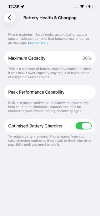 iPhone 14 128GB Amarillo Batería 86%