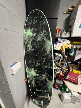 Tabla Surf Olaian Verde 7 pies