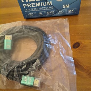 Cavo HDMI 2.1 Premium 8K Ultra HD 5m