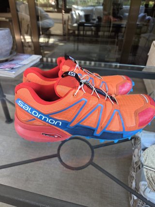 Zapatillas Salomon Trail Running Naranja/Azul