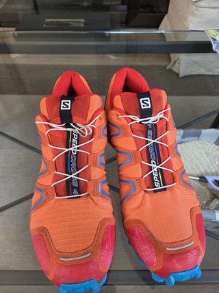 Zapatillas Salomon Trail Running Naranja/Azul