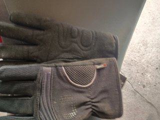 2 Pares Guantes Negro