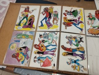 Lote de Postales Ilustradas
