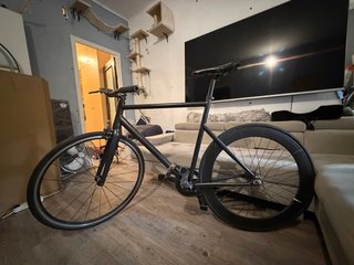 Bicicleta Santafixie Negra Matte