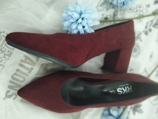 Zapatos salón burdeos talla 36