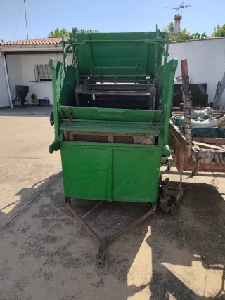 Aventadora Antigua Madera Verde Original.