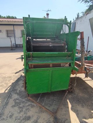 Aventadora Antigua Madera Verde Original.