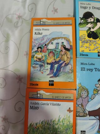 Lote de 11 libros de "EL BARCO DE VAPOR"